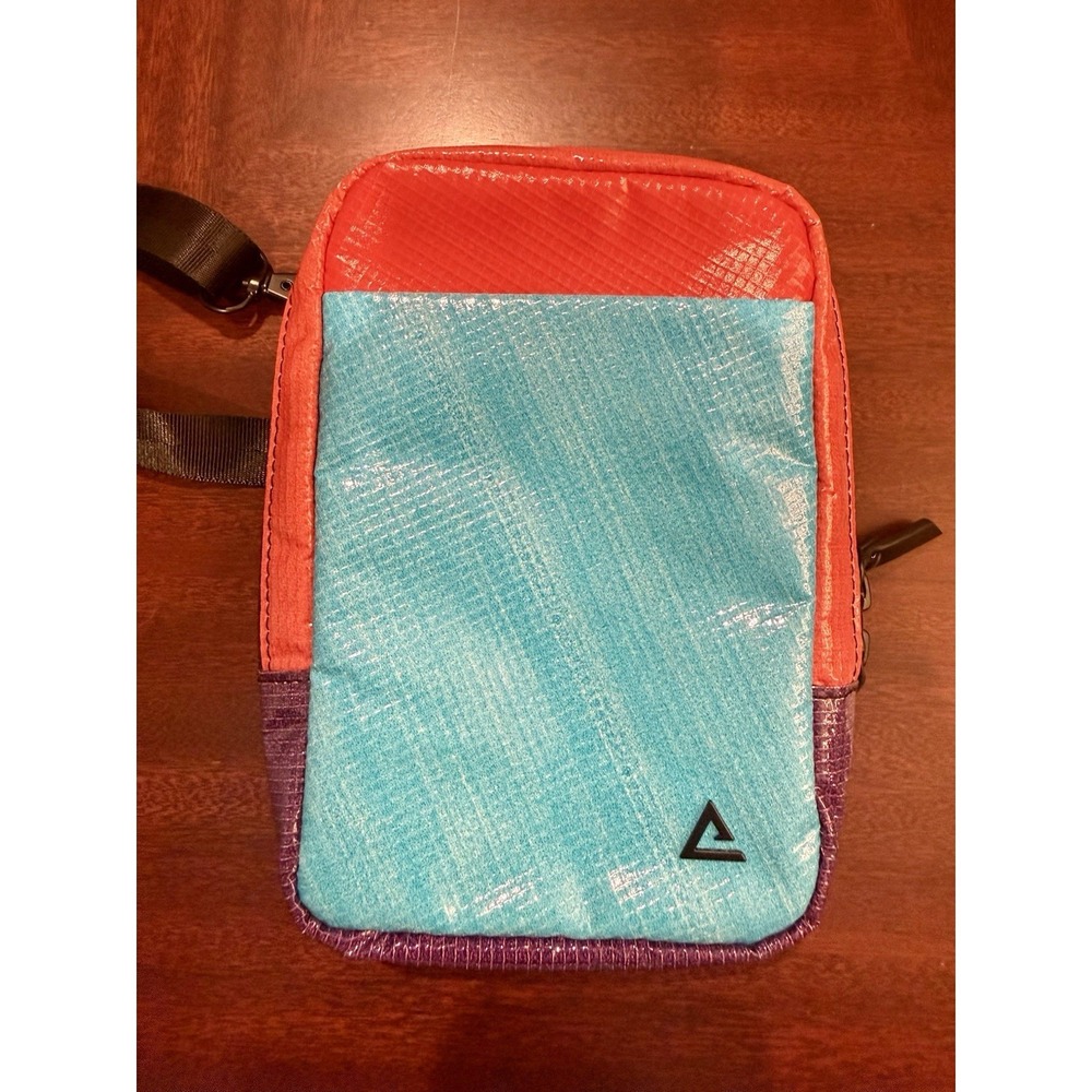 Rareform Sydney Sling Bag One Of A Kind Upcycled Billboard Crossbody 7.5"X5"X2"